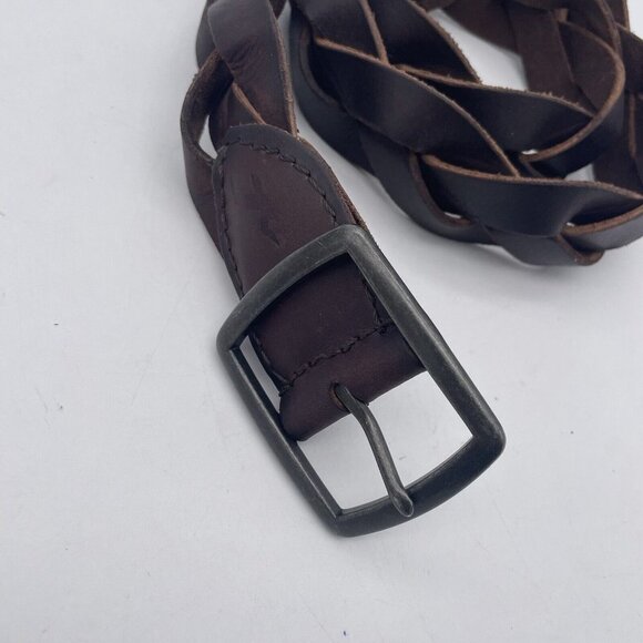 American Eagle Brown Braided Woven Belt - Picture 2 of 4